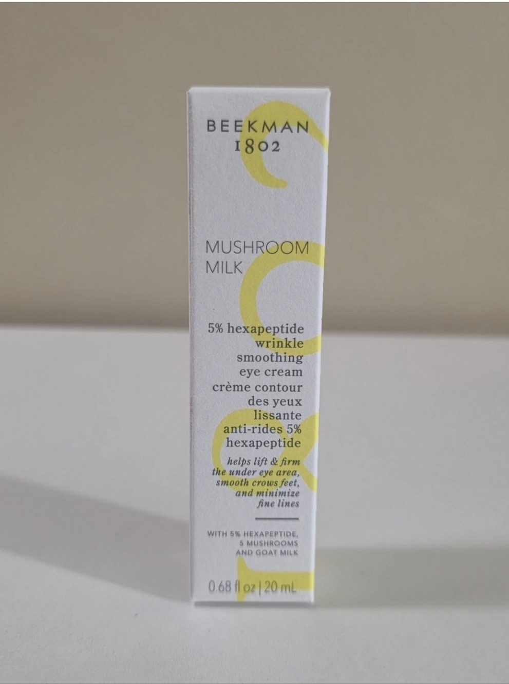 Beekman 1802 Mushroom MilkBetter Aging Eye Cream NEW 0.68oz